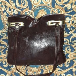 Bottega Veneta Vintage Brown Leather Bag